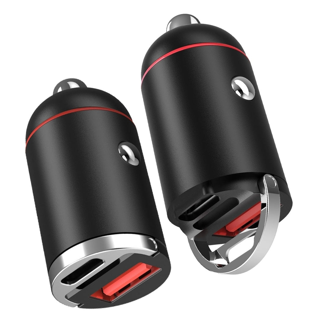 2Pcs 100W USB Car Charger QC4.0 PD3.0 USB Fast Charging Adapter Dual Port Car Cigarette Lighter Work with iPhone14 13 12 Image 11