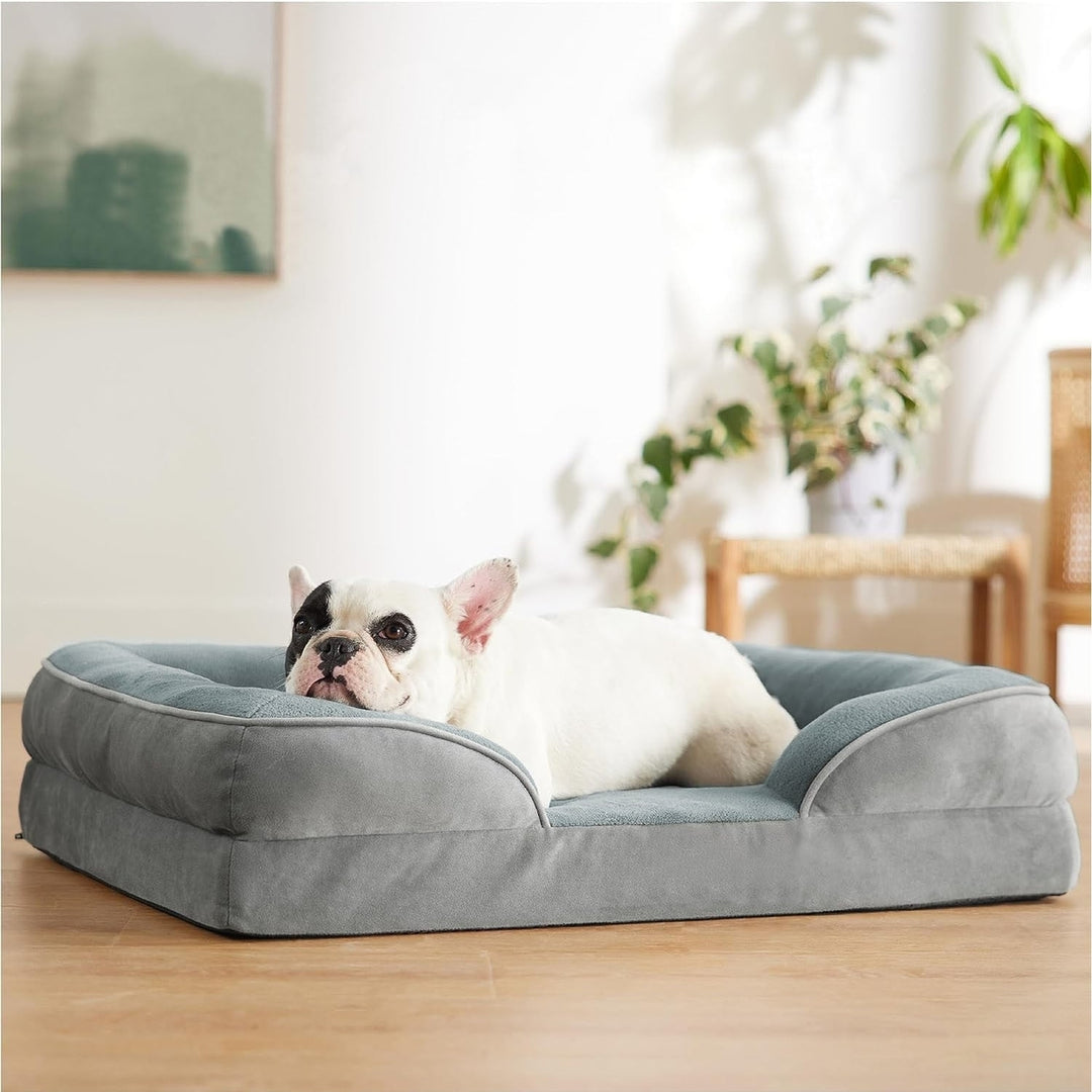 Pet Dog Bed Soft Warm Plush Puppy Cat Bed Cozy Nest Sofa Non-Slip Bed Cushion Mat Removable Washable Cover Waterproof Image 10