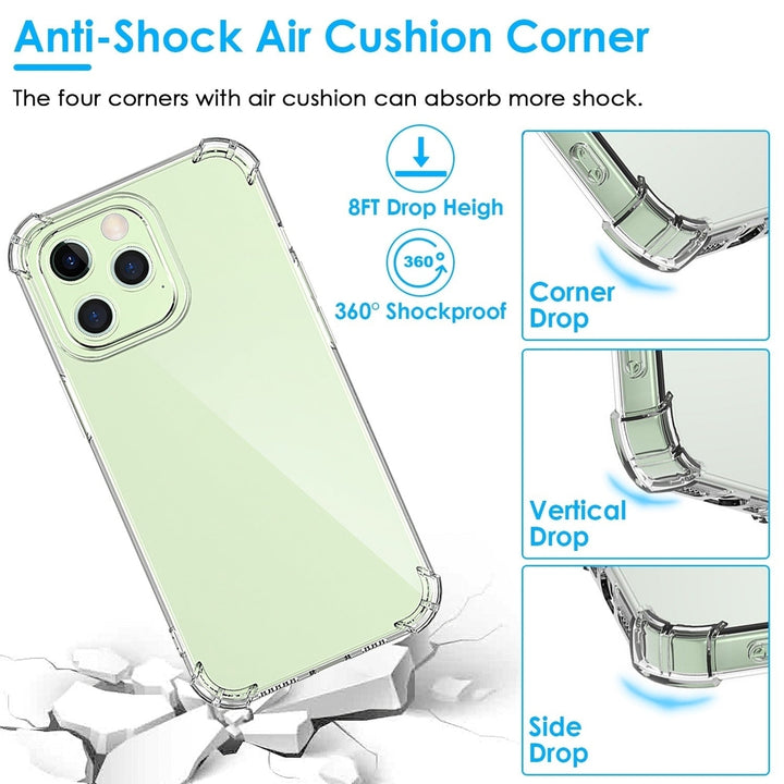 Shockproof Clear Phone Case Soft TPU Transparent Phone Cover Anti-Shock Ultra-Thin Phone Case Cover Image 12