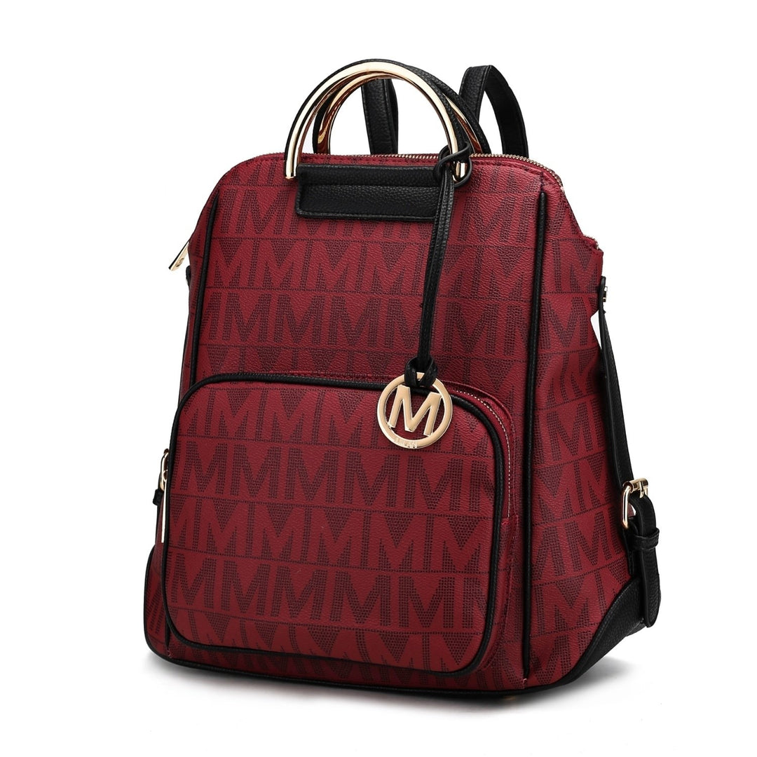 MKF Collection Cora Womens Backpack Milan Signature Trendy Daypack Bag by Mia K. Image 4