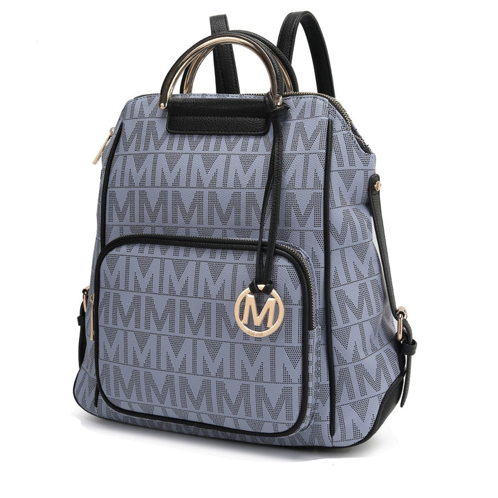 MKF Collection Cora Womens Backpack Milan Signature Trendy Daypack Bag by Mia K. Image 6