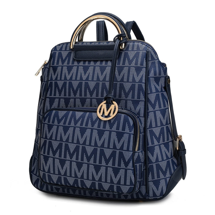 MKF Collection Cora Womens Backpack Milan Signature Trendy Daypack Bag by Mia K. Image 7