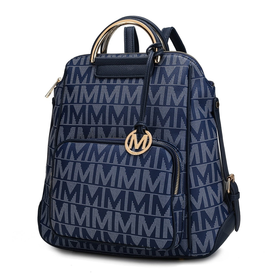 MKF Collection Cora Womens Backpack Milan Signature Trendy Daypack Bag by Mia K. Image 1