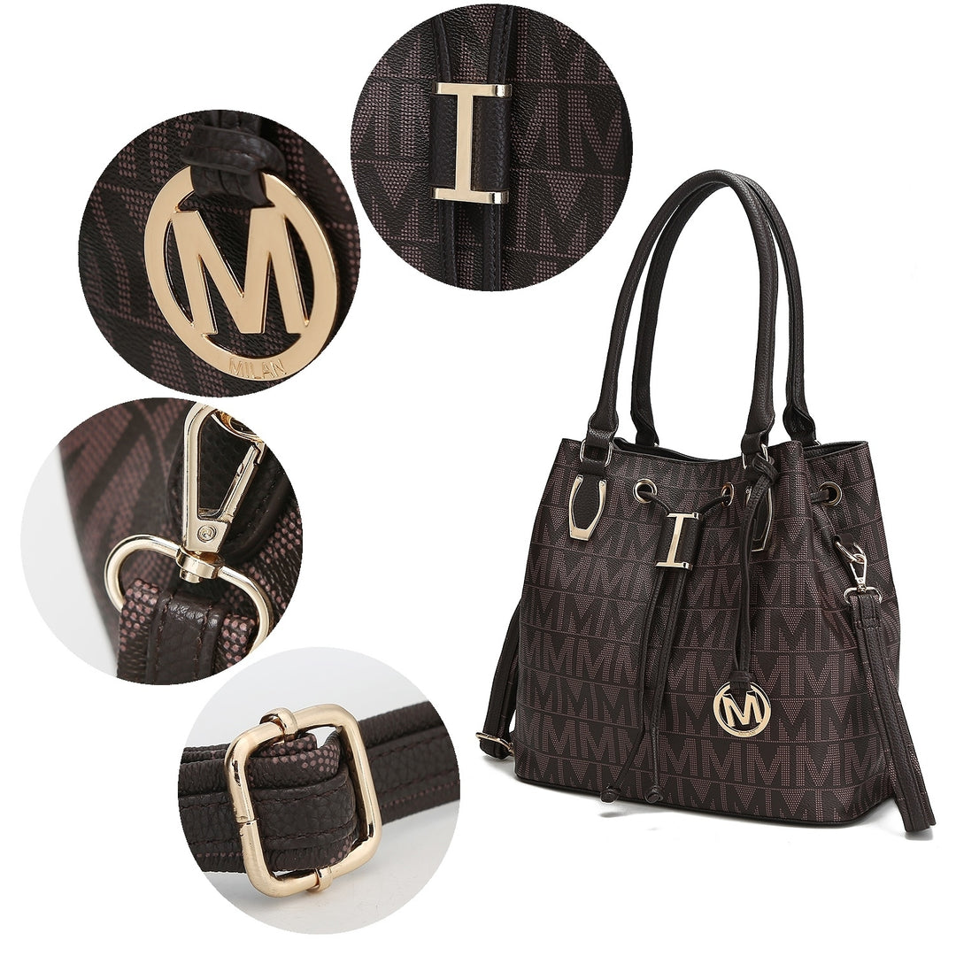 MKF Collection Jane Vegan Leather Tote Handbag by Mia K. Image 12