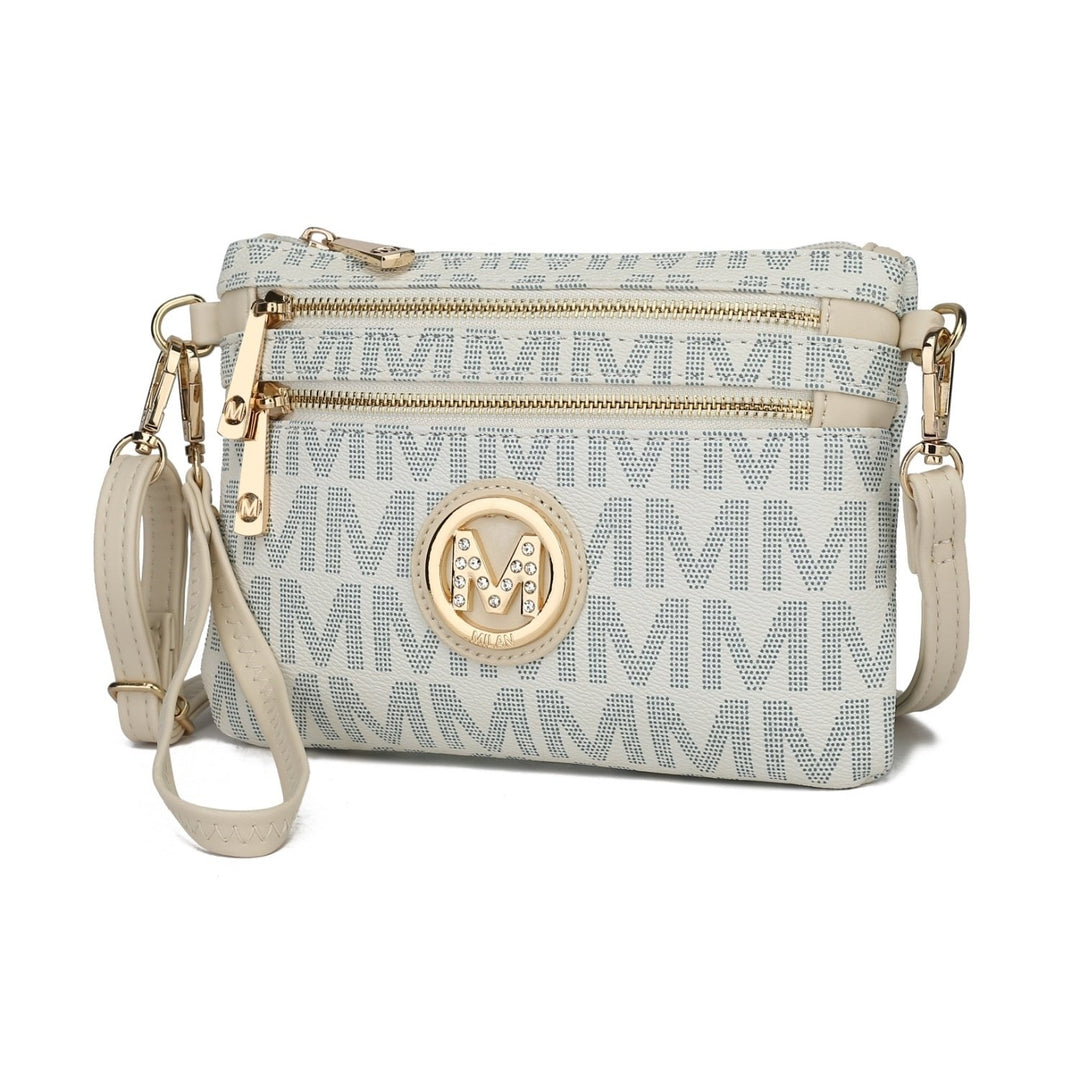 MKF Collection Geneve Womens Crossbody Bag Signature Shoulder Bag Wristlet Handbag by Mia K. Image 1