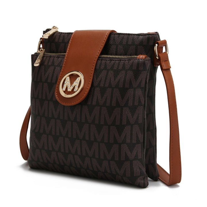 MKF Collection Wrigley M Signature Crossbody Handbag by Mia K. Image 3
