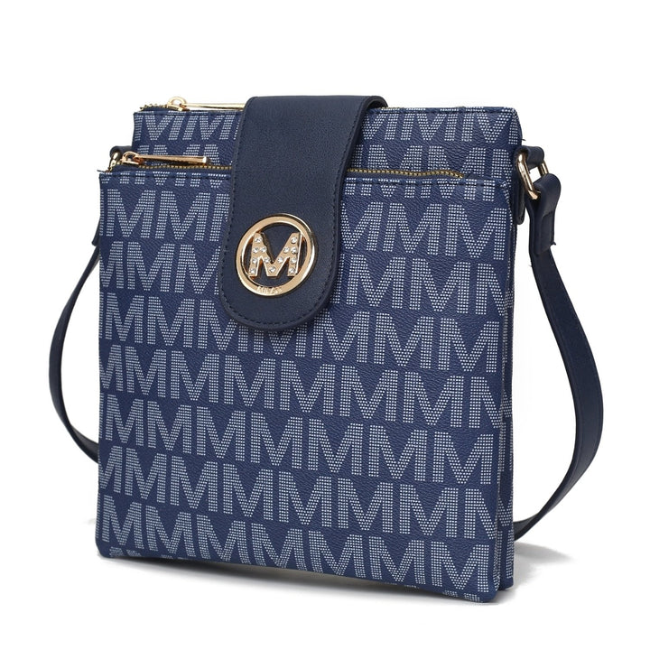MKF Collection Wrigley M Signature Crossbody Handbag by Mia K. Image 4