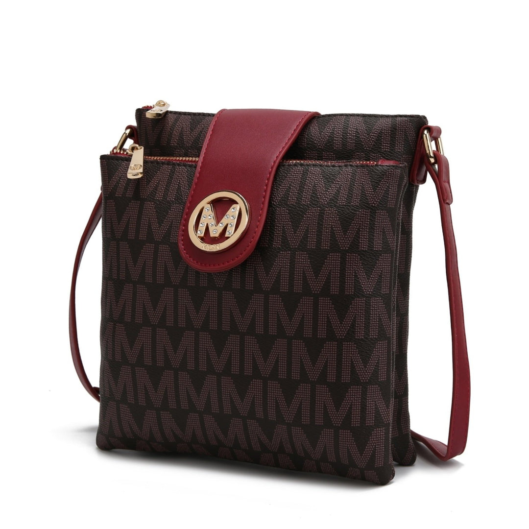 MKF Collection Wrigley M Signature Crossbody Handbag by Mia K. Image 7