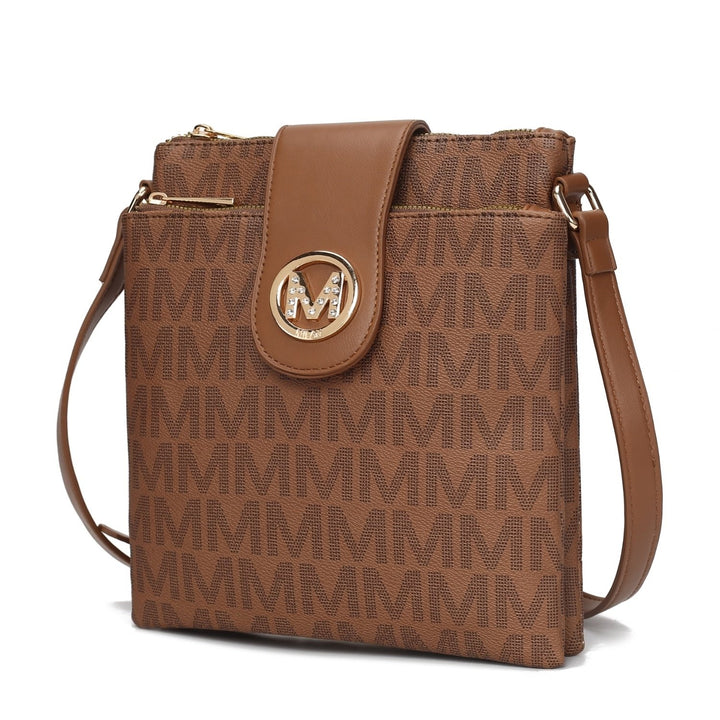 MKF Collection Wrigley M Signature Crossbody Handbag by Mia K. Image 8