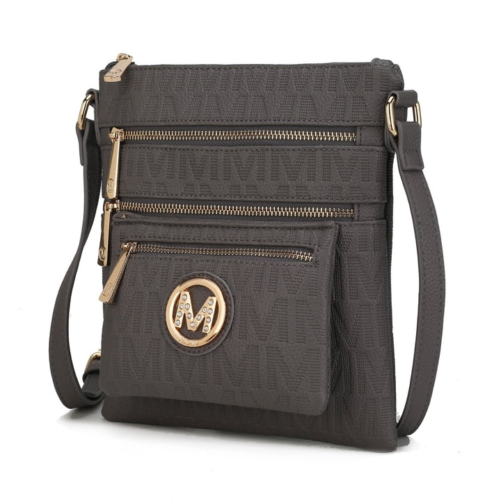 MKF Collection Jessy Multi-Functional Shoulder Bag M Signature Crossbody Handbag by Mia K. Image 4