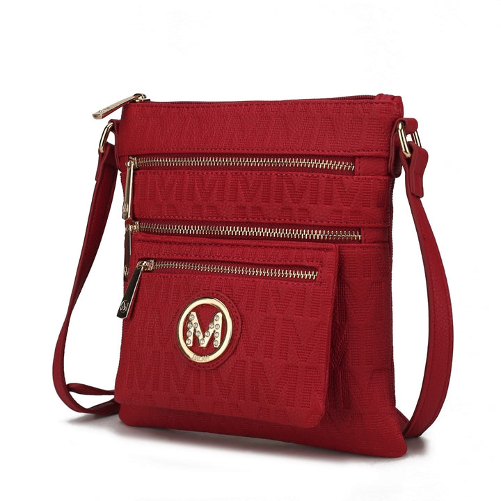 MKF Collection Jessy Multi-Functional Shoulder Bag M Signature Crossbody Handbag by Mia K. Image 9