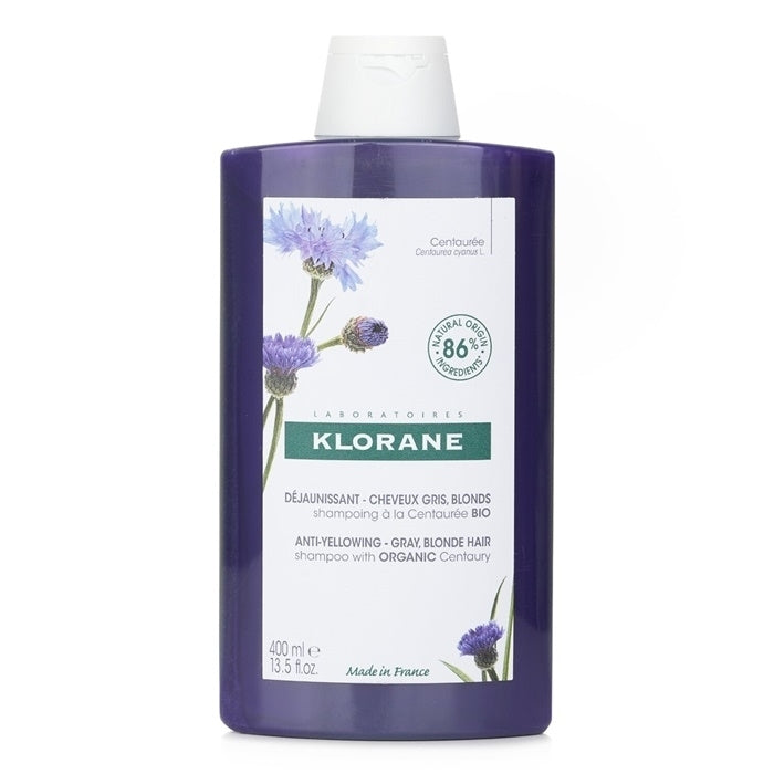 Klorane Shampoo With Organic Centaury (Anti Yellowing Gray Blonde Hair) 400ml/13.5oz Image 1