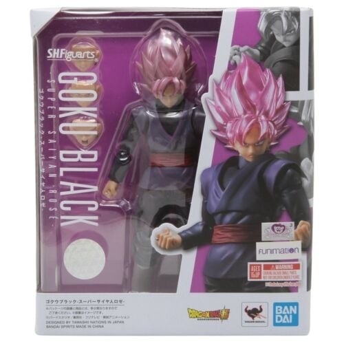 Dragon Ball Super Goku Black Super Saiyan Rose Figure Bandai S.H. Image 1