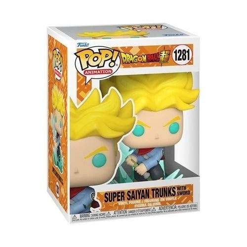 Dragon Ball Super Super Saiyan Trunks with Sword Funko Pop! Vinyl Figure Image 1