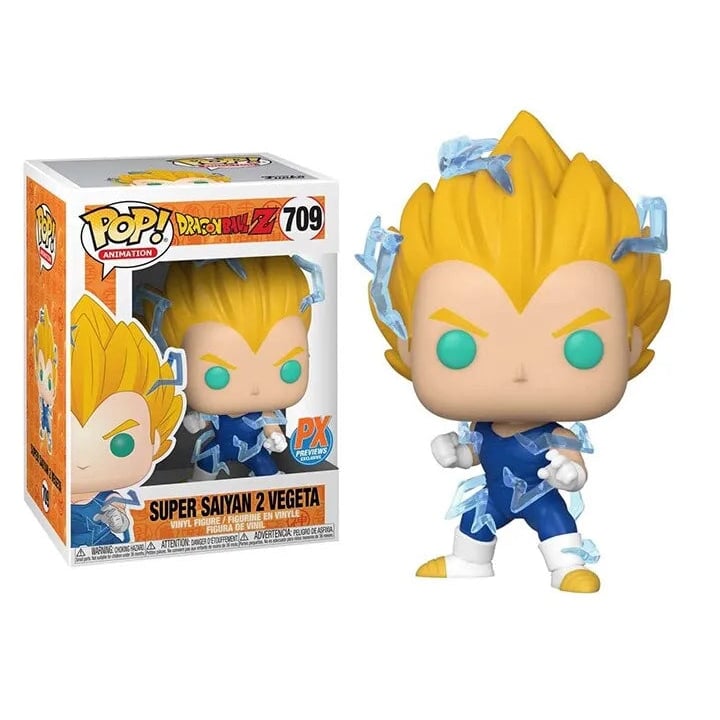 Funko Pop! Animation: Dragon Ball Z - Super Saiyan 2 Vegeta PX Exclusive Image 1