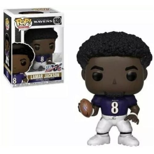 Lamar Jackson Funko POP - NFL - Baltimore Ravens Image 1