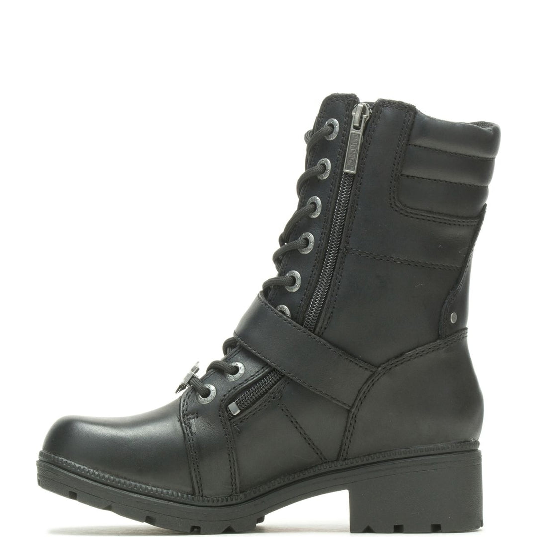 Harley-Davidson Womens Talley Ridge Classic Lace-Up Riding Boot Black - D83878 BLACK Image 3