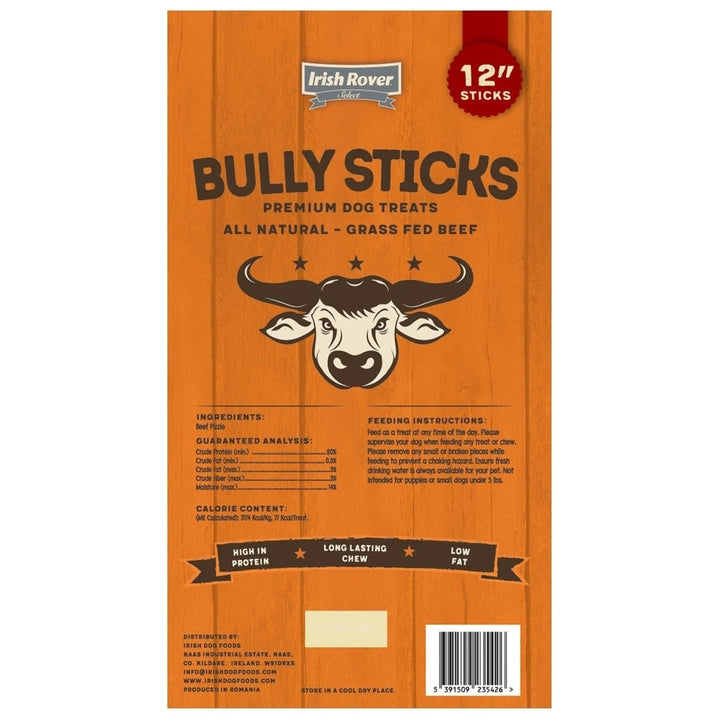 Irish Rover Beef Bully Sticks 12 Inch (16 Ounce) Image 3