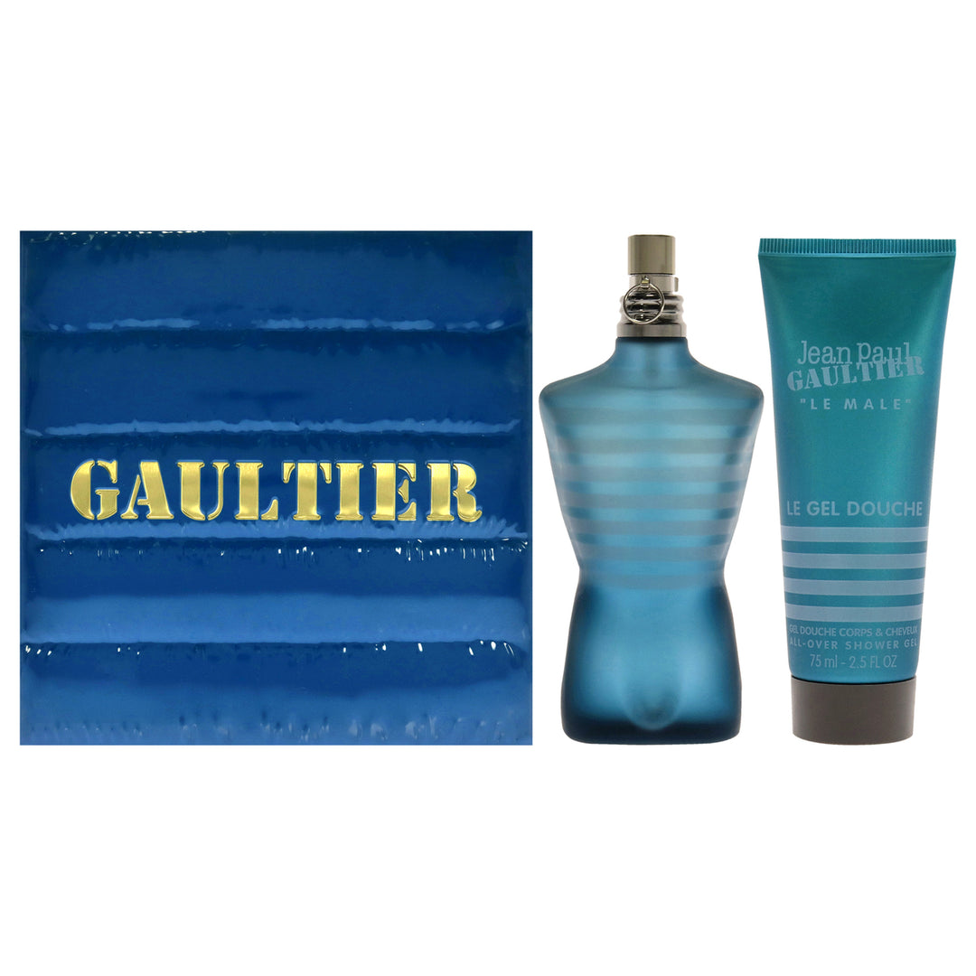 Jean Paul Gaultier Le Male 4.2oz EDT Spray2.5oz All-Over Shower Gel 2 Pc Gift Set Image 1