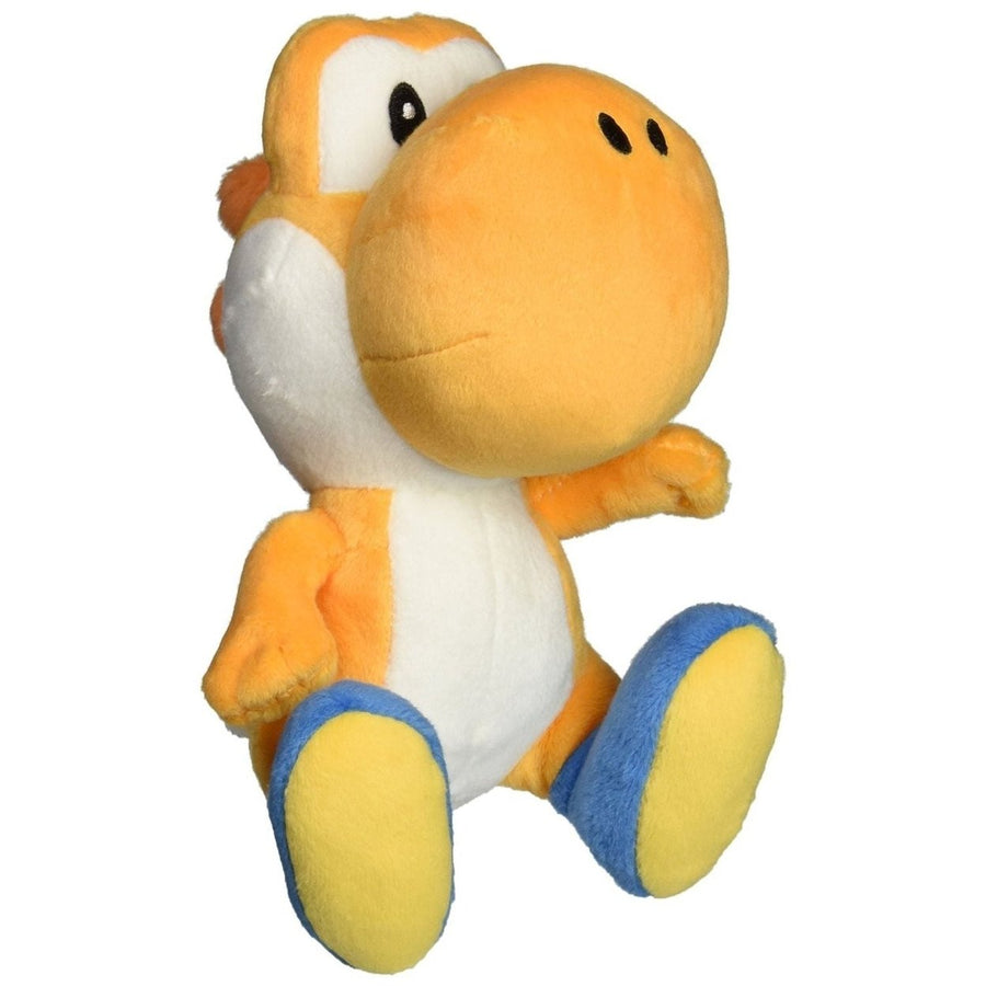 Little Buddy Toys Nintendo Super Mario Orange Yoshi 6-inch Plush Image 1