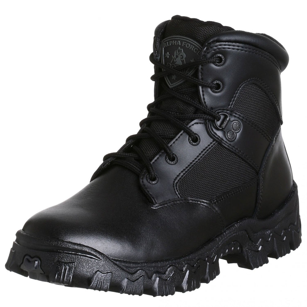 Rocky Mens 6" Alpha Force Waterproof Public Service Boot Black - FQ0002167 5 BLACK Image 2