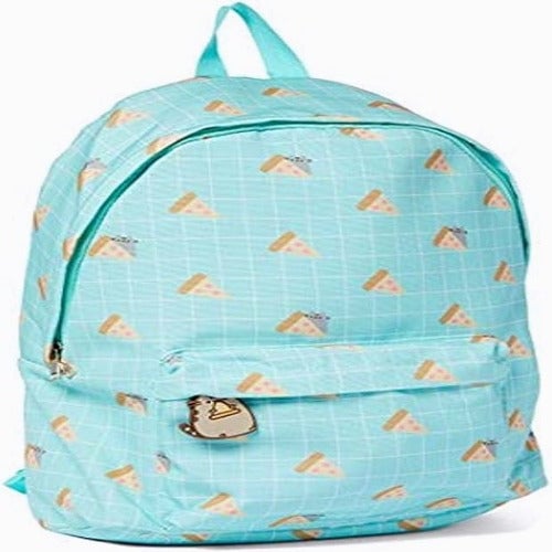 Pusheen Cat Pizza Mint Backpack Image 1