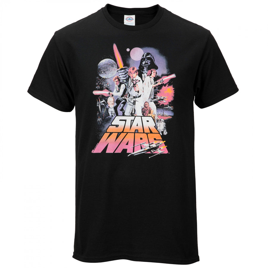 Star Wars A Hope Poster Art T-Shirt Image 1