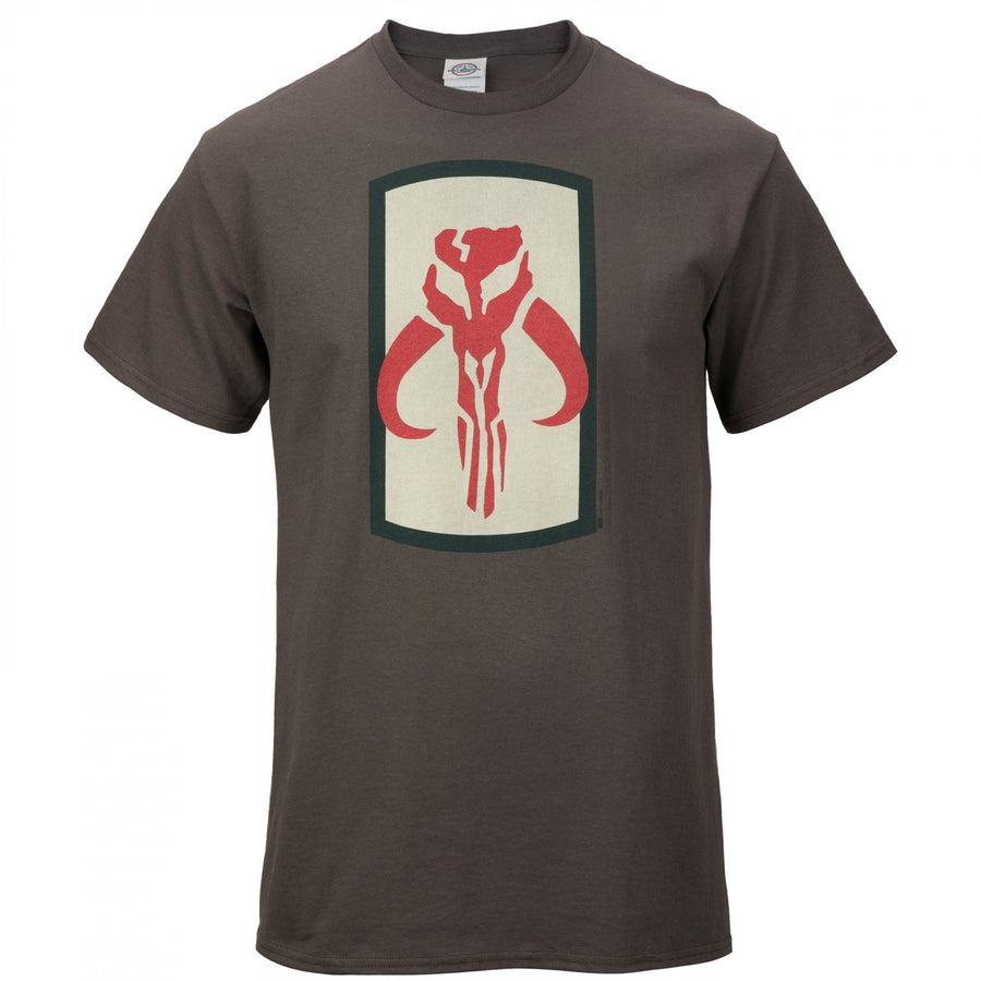 Star Wars Mandalorian Mythosaur Skull Logo T-Shirt Image 1