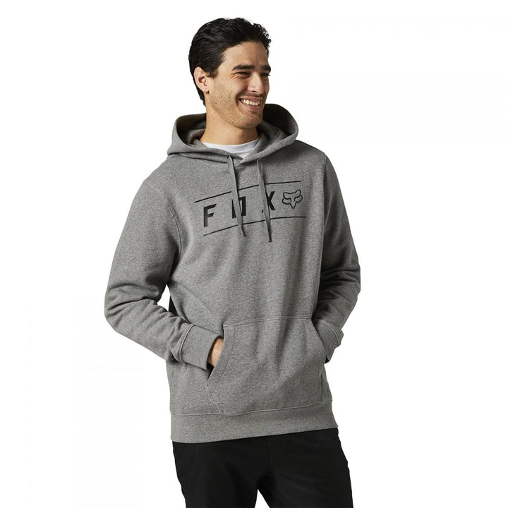 Fox Racing Mens Pinnacle Pullover Fleece HEATHER GRAPHITE Image 2