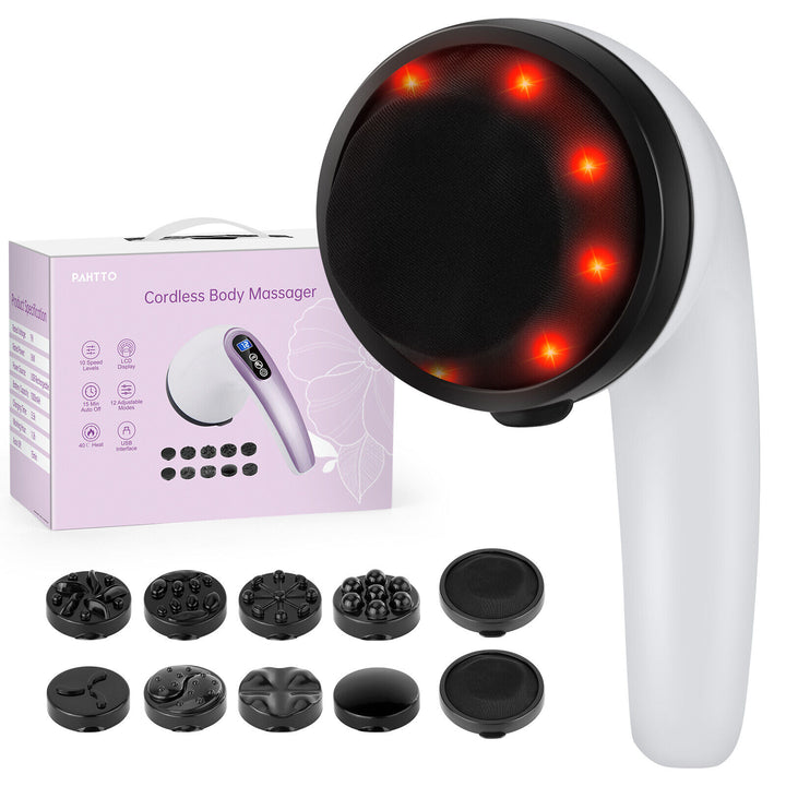 PAHTTO Cordless Cellulite Remover Massager Handheld Rechargeable Body Sculpting Machine Image 1