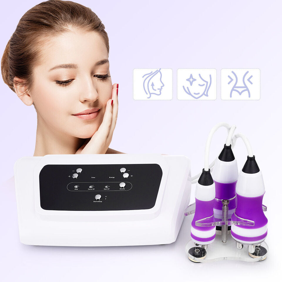 Unoisetion 3 in 1 Cavi Beauty Machine Body Facial Massager Spa Home Use US Image 2