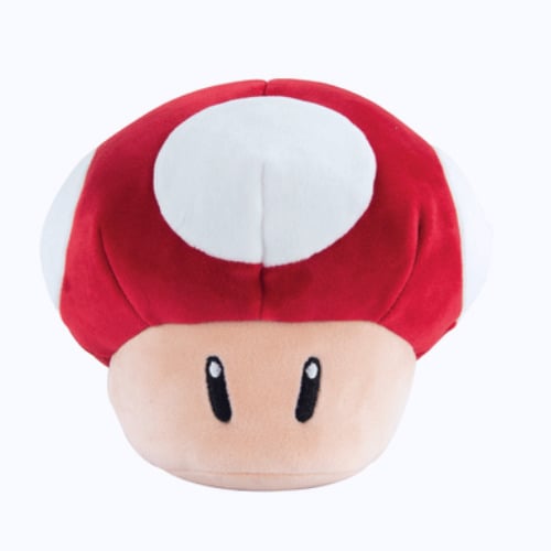 Red Mushroom Plush Toy - Super Mario Brothers - Medium Mocchi Mocchi - 10 Inch Image 1