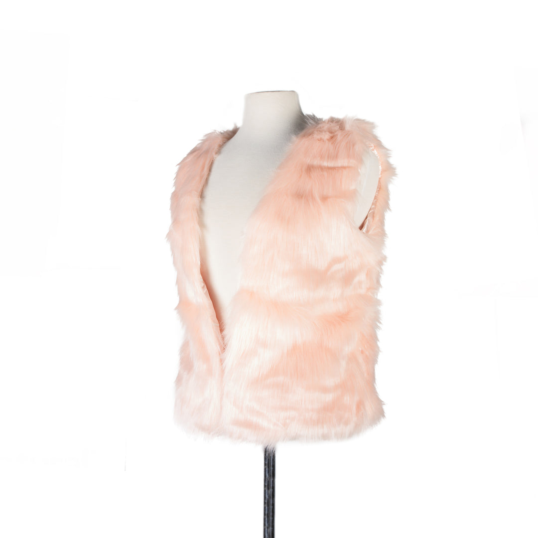 Luxe Fashion Classic Faux faux Women Vest  1-Piece  Pink  2 Image 2
