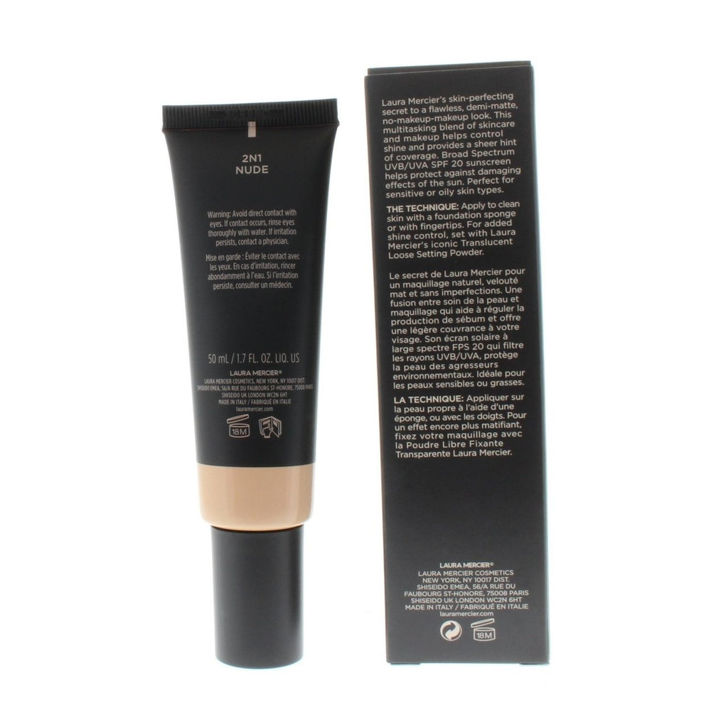 Laura Mercier Tinted Moisturizer Oil Free Natural Skin Perfector SPF 20 2N1 Nude 1.7oz/50ml Image 2