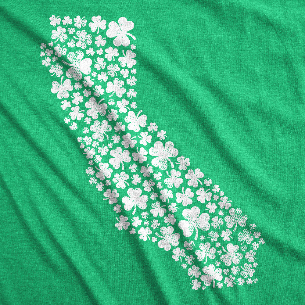 Mens California State Clovers T Shirt Funny St Pattys Day Parade Shamrocks Lovers Tee For Guys Image 2