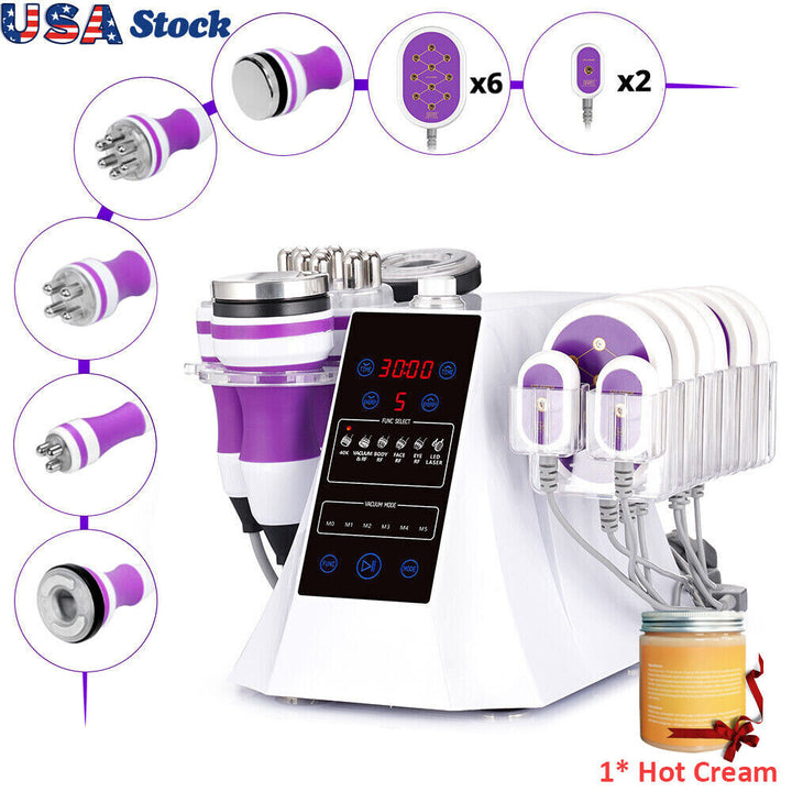Unoisetion 6 in 1 Beauty Machine Body Facial Massage for Spa Salon Home Use Image 1