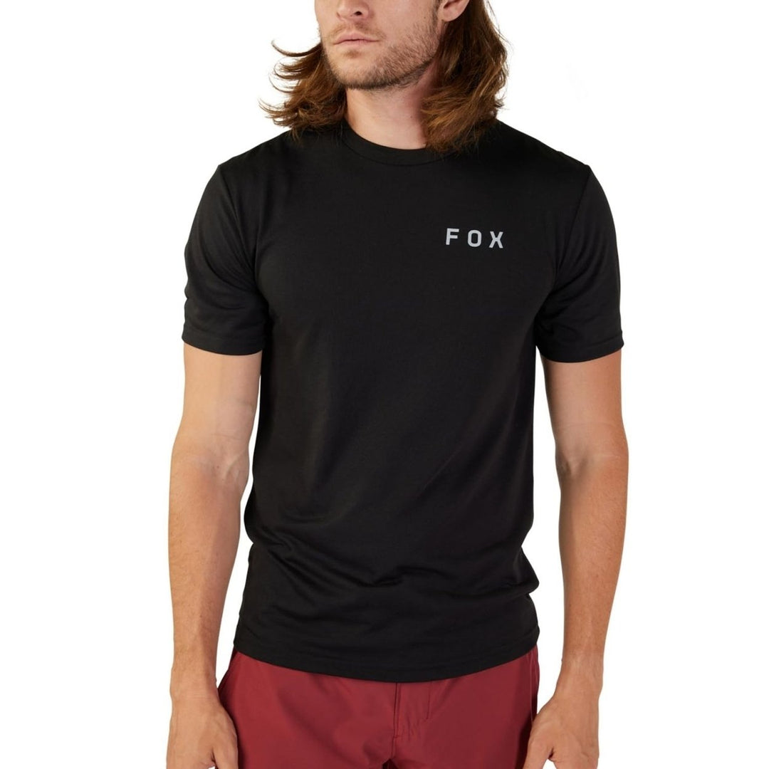 Fox Racing Mens Magnetic SS Tech Tee Heather Graphite Size M Lightweight Fabric Image 1