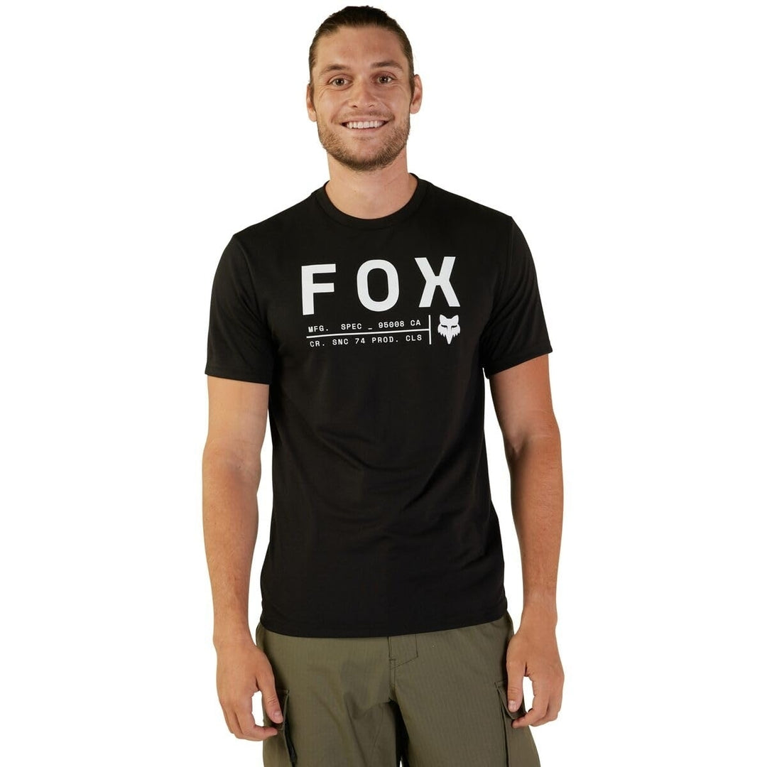 Fox Racing Mens Non Stop Ss Tech Tee  SCARLET Image 2