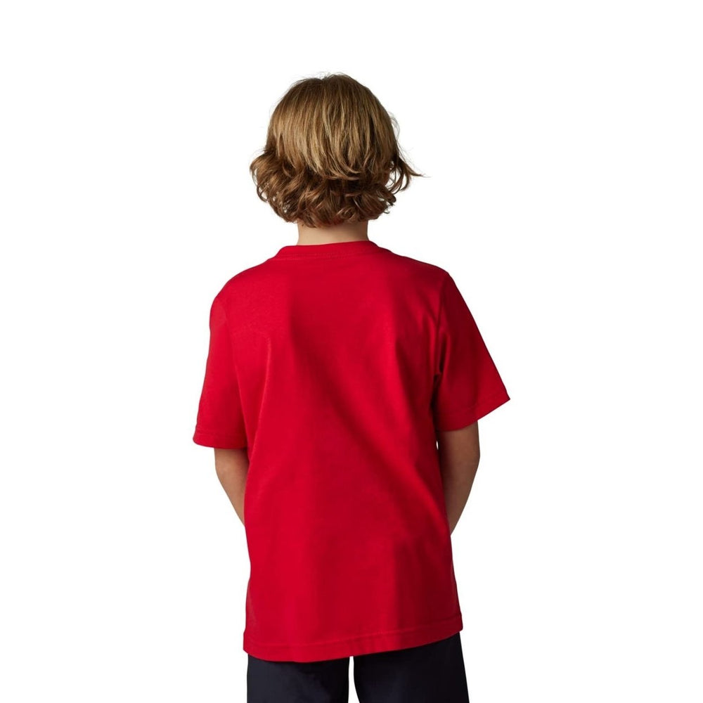 Fox Racing Boys Youth Absolute Short Sleeve Tee FLAME RED Image 2
