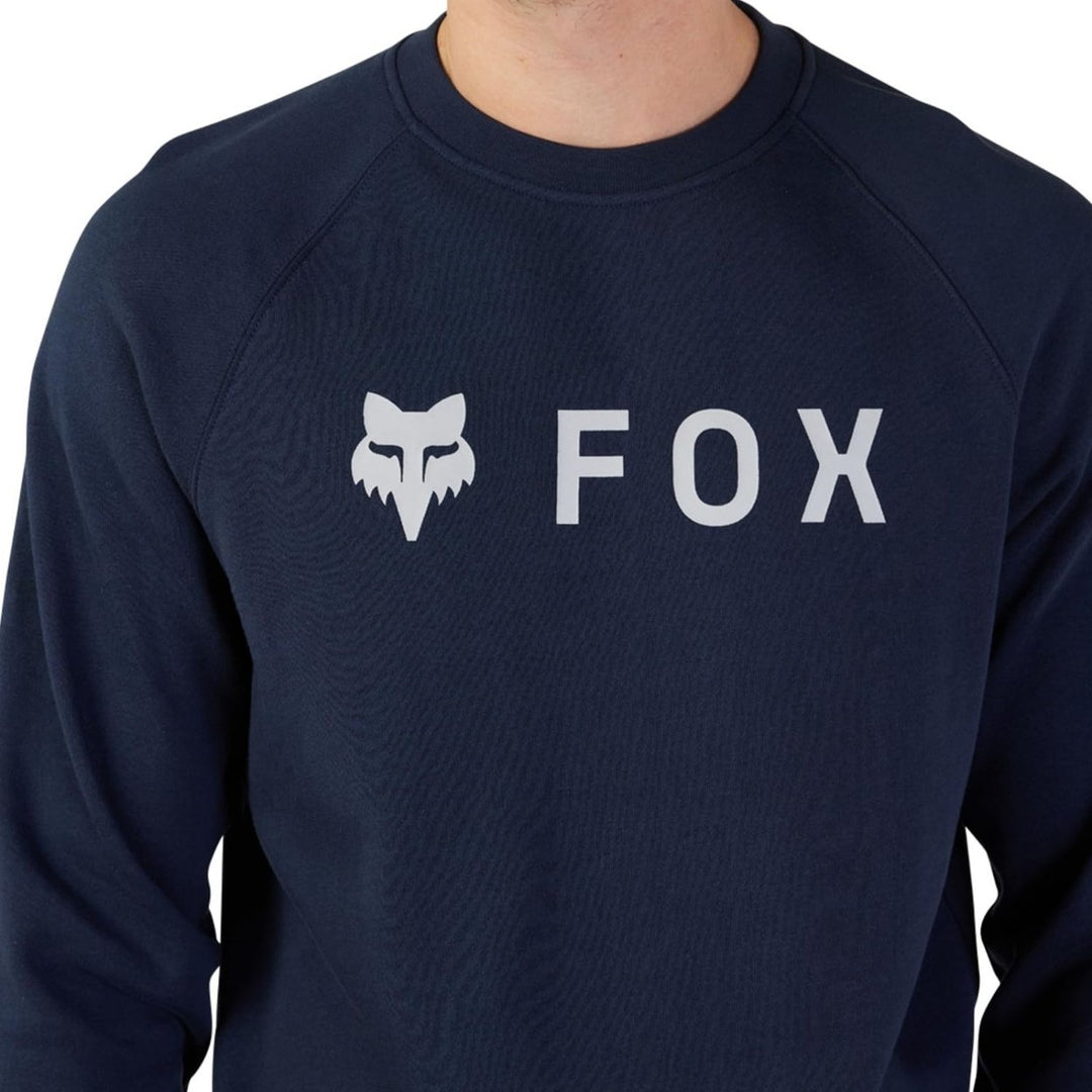 Fox Racing Mens Absolute Fleece Crew Sweatshirt Black Size [Insert Size Here] Image 1