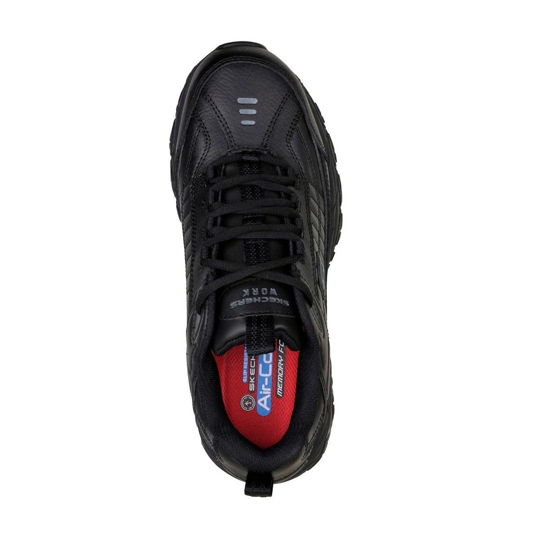 SKECHERS WORK Mens Soft Stride - Fambli SR Soft Toe Work Shoe Black - 200080-BLK BLACK Image 4