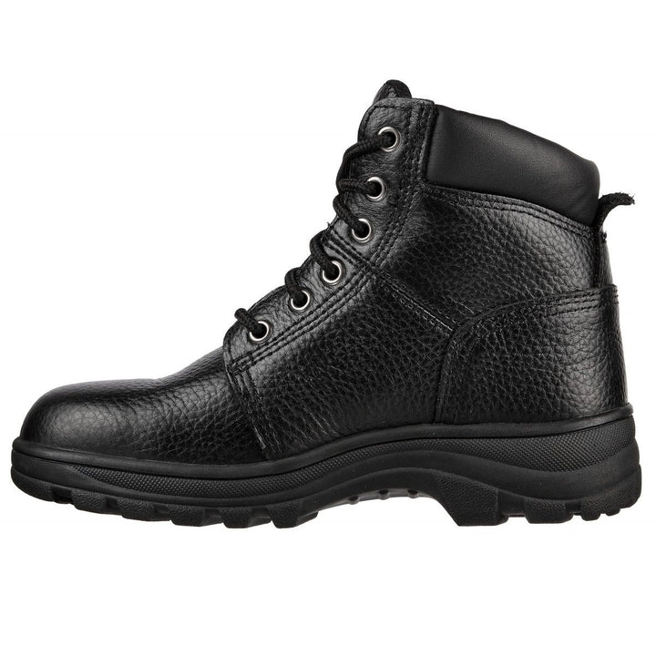 SKECHERS WORK Womens Relaxed Fit: Workshire - Peril Steel Toe Work Boot Black - 76561-BLK BLACK Image 3