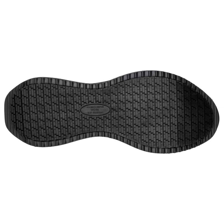 SKECHERS WORK Mens Relaxed Fit Tilido SR Soft Toe Slip Resistant Work Shoe Black - 200093-BLK BLACK Image 4