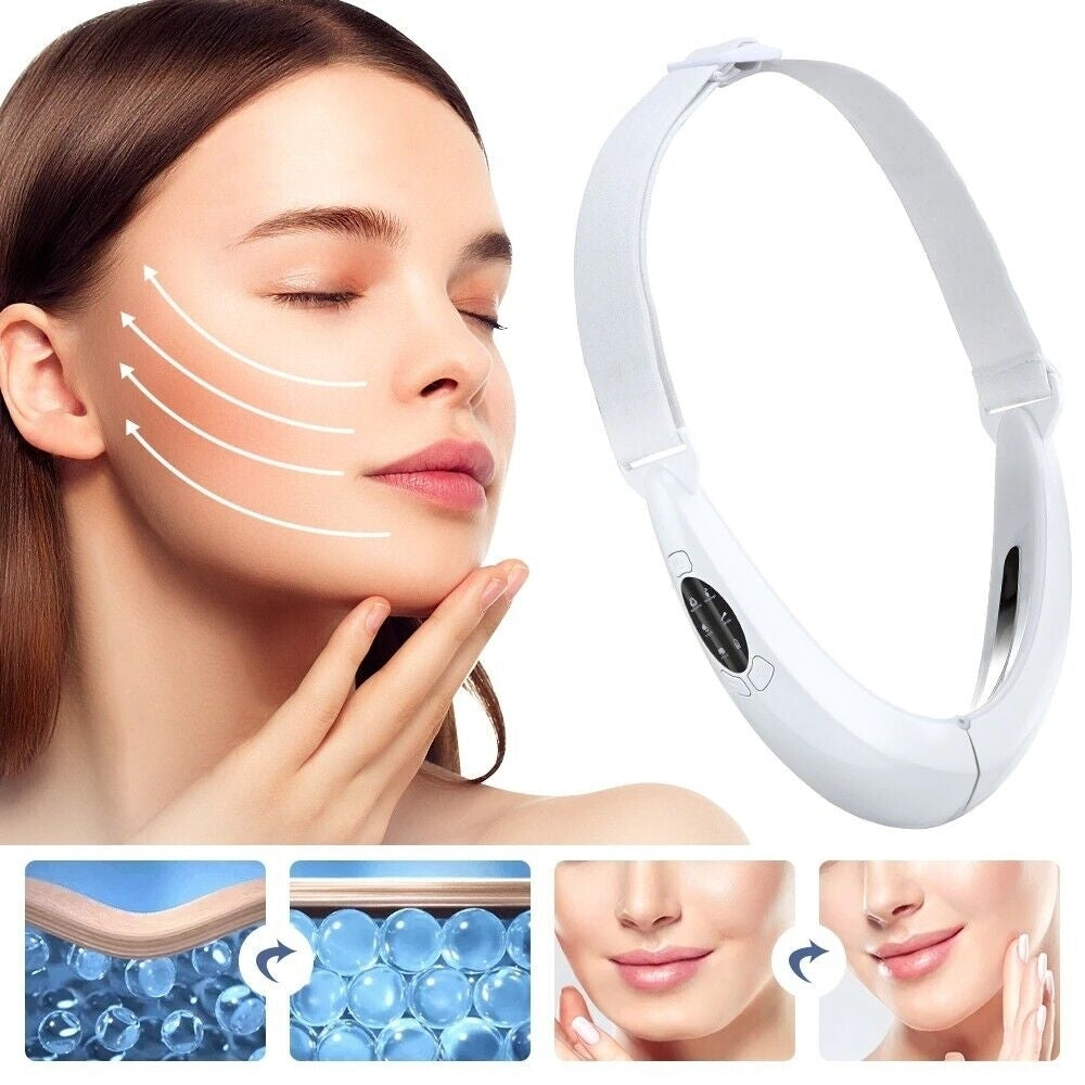 LED Photon Therapy Face Slimming Massager V-Line Pro Facial Lifting Device Image 8