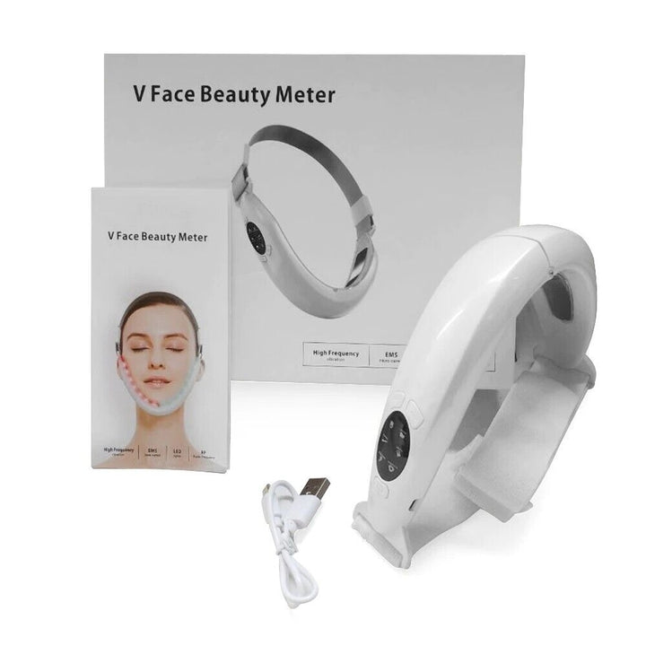 LED Photon Therapy Face Slimming Massager V-Line Pro Facial Lifting Device Image 9