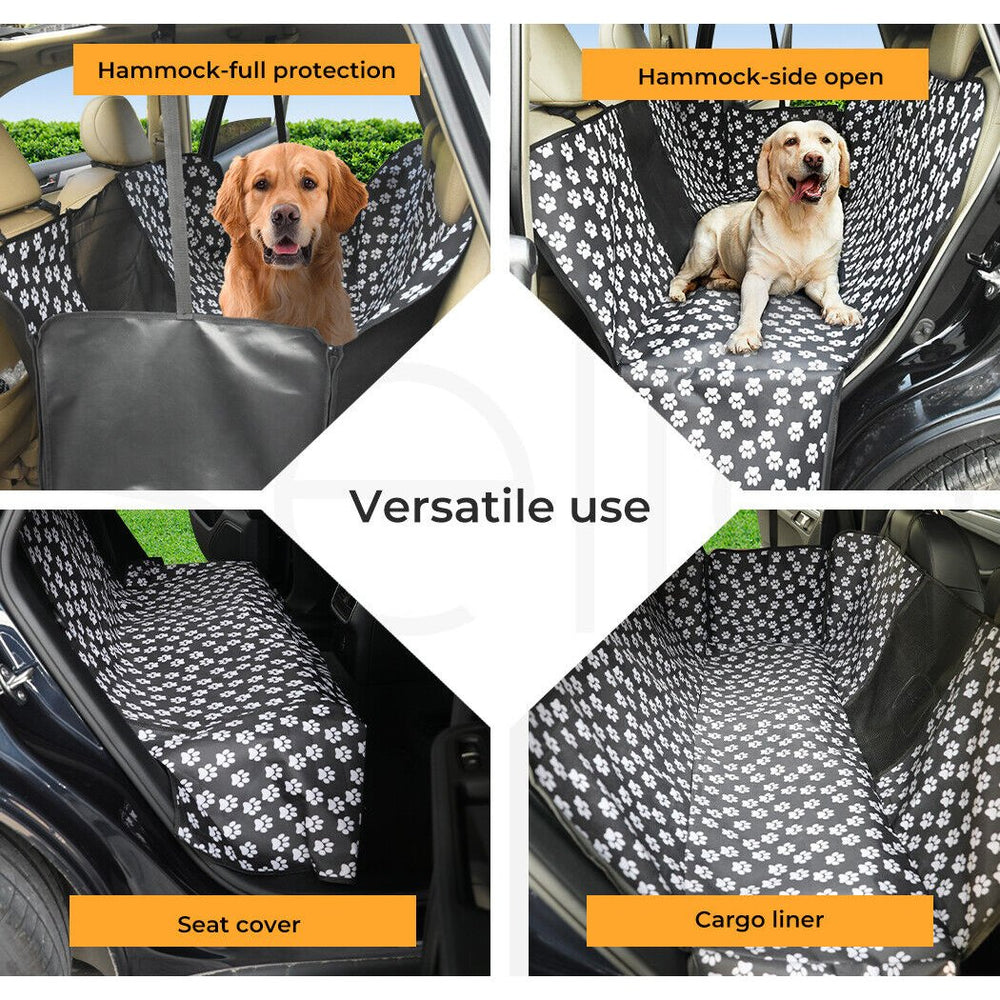 Waterproof Dog Car Seat Cover for Leather Seats Dog Print Car Seat Covers Image 2