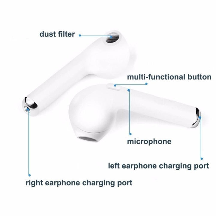 Wireless Headset Bluetooth Earphones Headphones For iPhone 6 7 8 Plus X XR Android Image 8