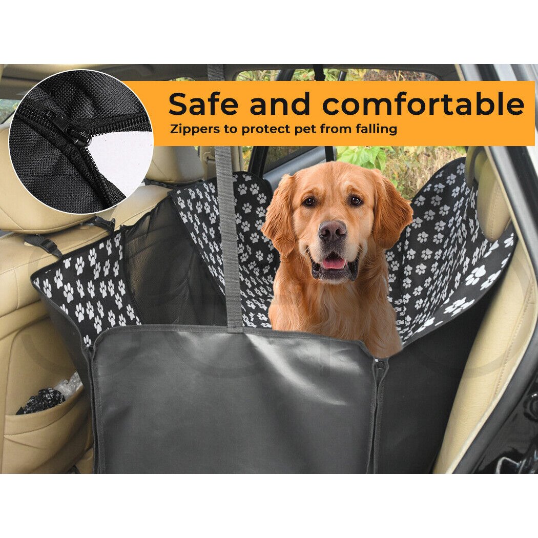 Waterproof Dog Car Seat Cover for Leather Seats Dog Print Car Seat Covers Image 4