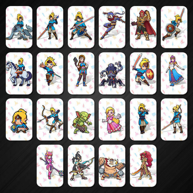 22 Full Set NFC PVC Tag Card ZELDA BREATH OF THE WILD WOLF LINK for Switch Image 3