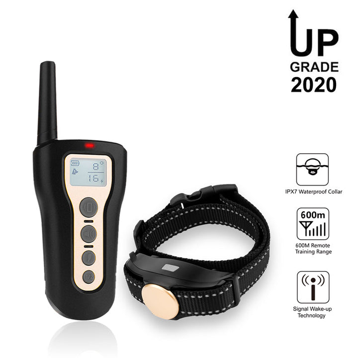 Waterproof Dog Shock Training Collar Rechargeable LCD Remote Control 330 Yards Image 11